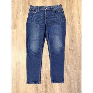 Banana Republic Traveler Jean 35x30 Mens Athletic Fit Blue Stretch Denim Tapered